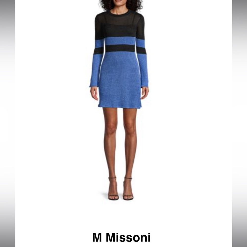 M Missoni knit colorblock dress 36 xs